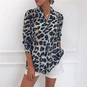 Camisa Feminina Estampa Animal Print