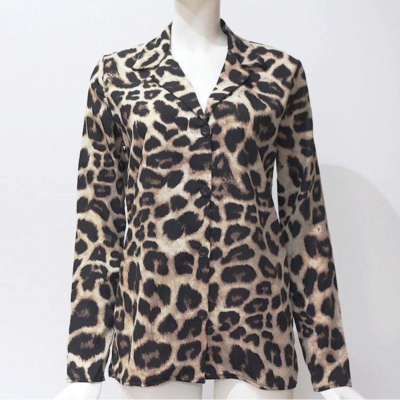 Camisa Feminina Estampa Animal Print